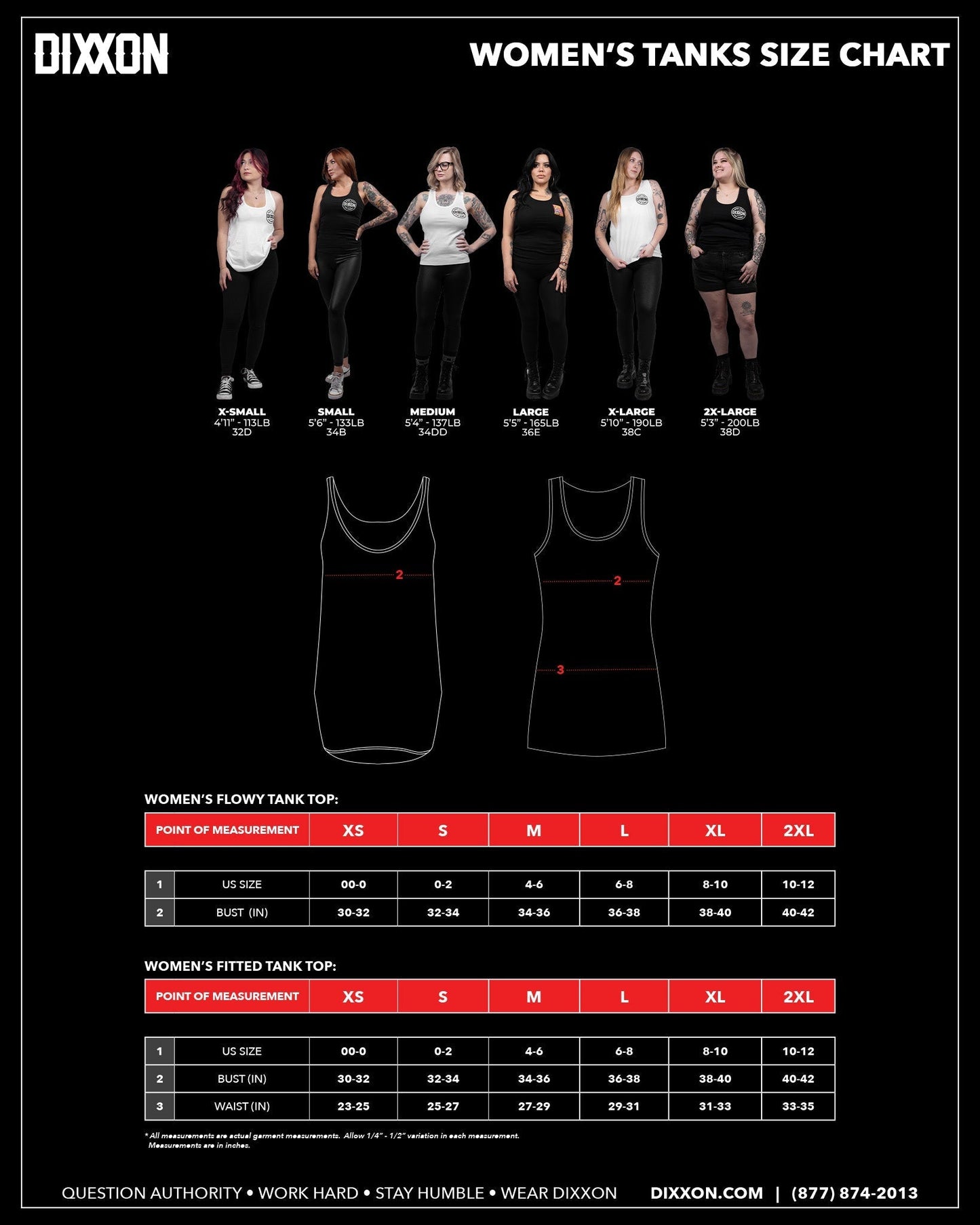 Women's White Nuevo Corpo Fitted Tank - Black