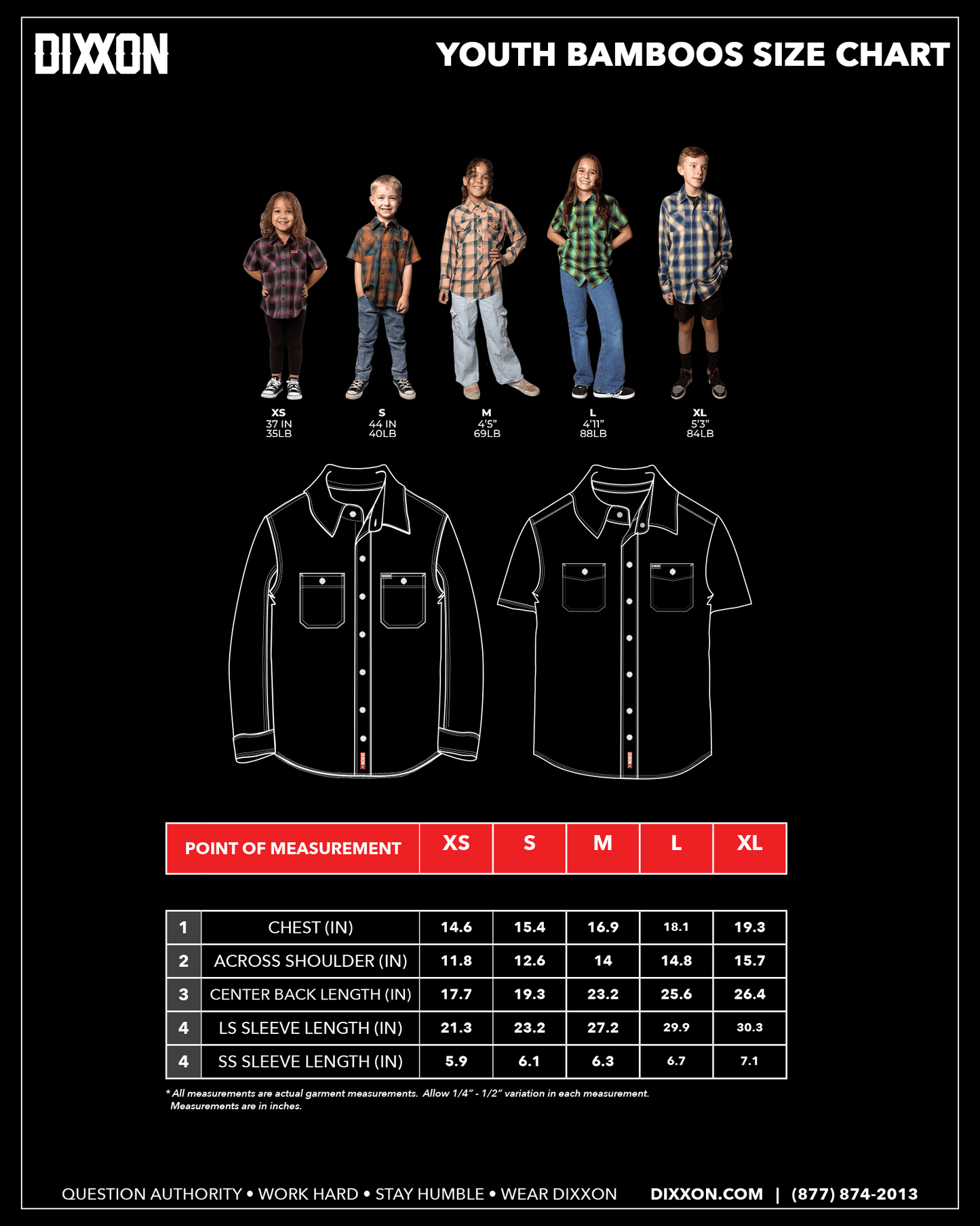 Youth Monte Bamboo Short Sleeve
