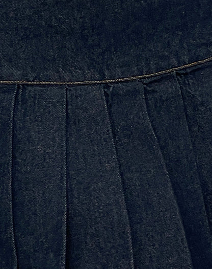 Casini Mini Skirt in Indigo