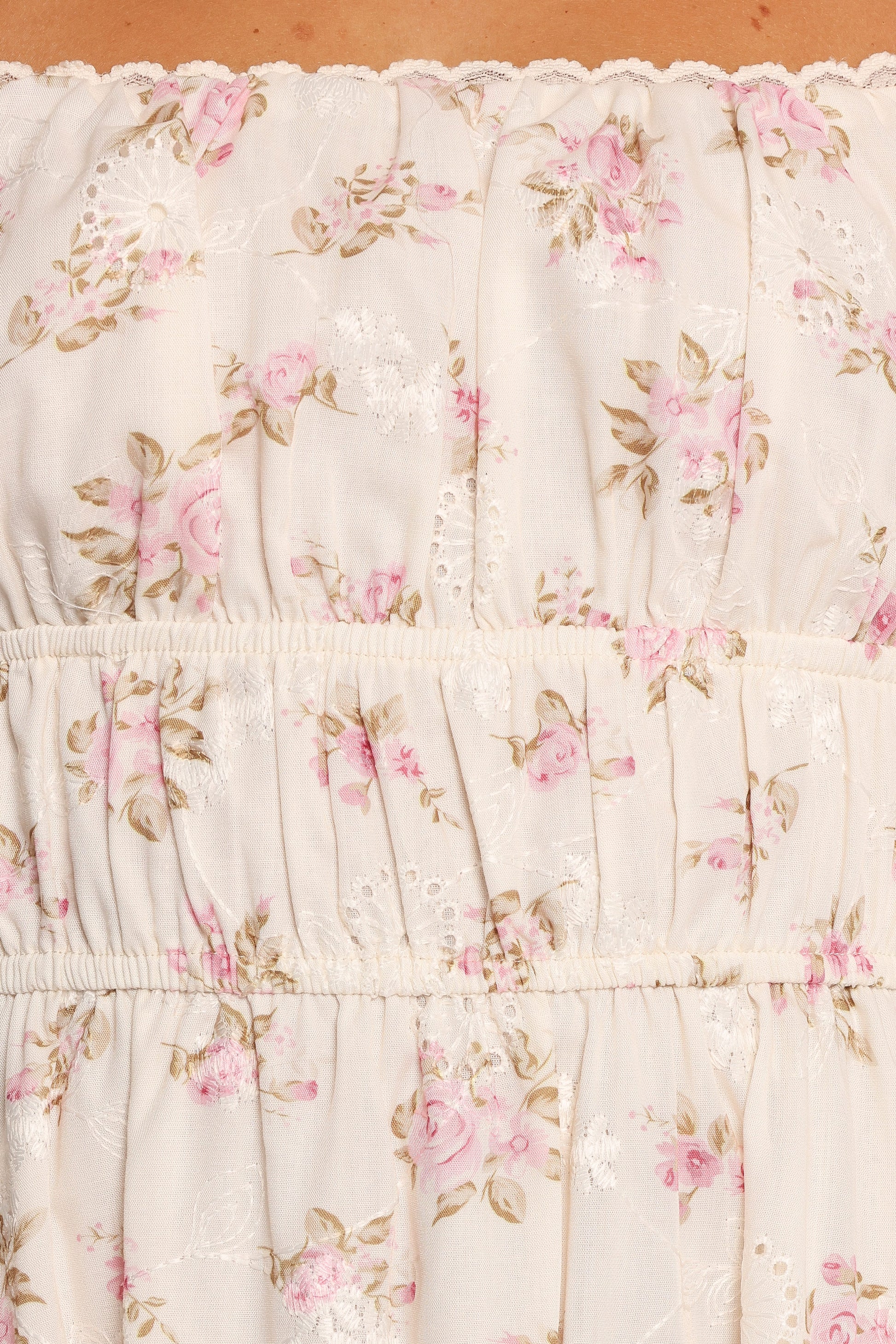 Eowyn Maxi Dress - Ivory Pink