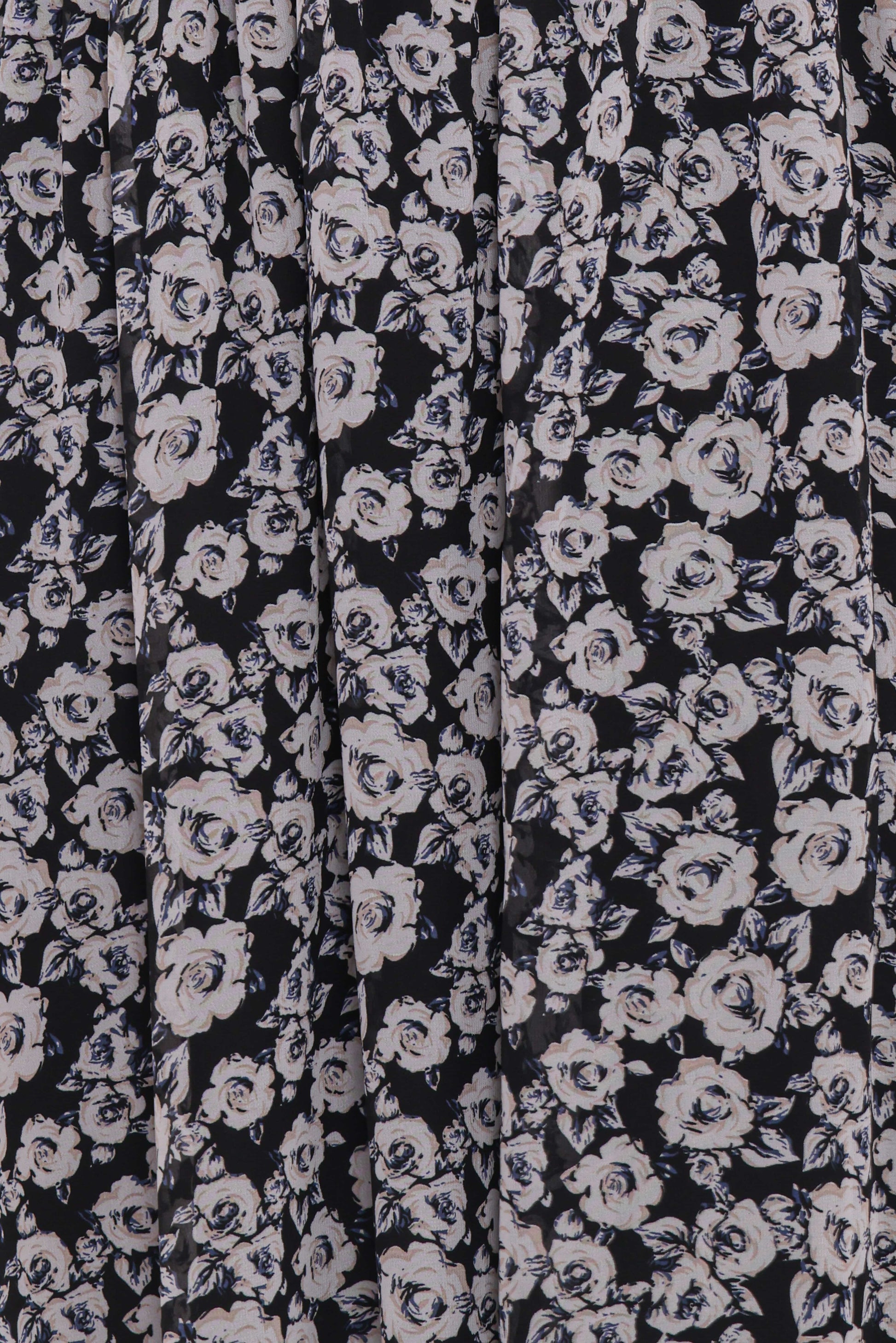 Faith Long Sleeve Maxi Dress - Black Floral