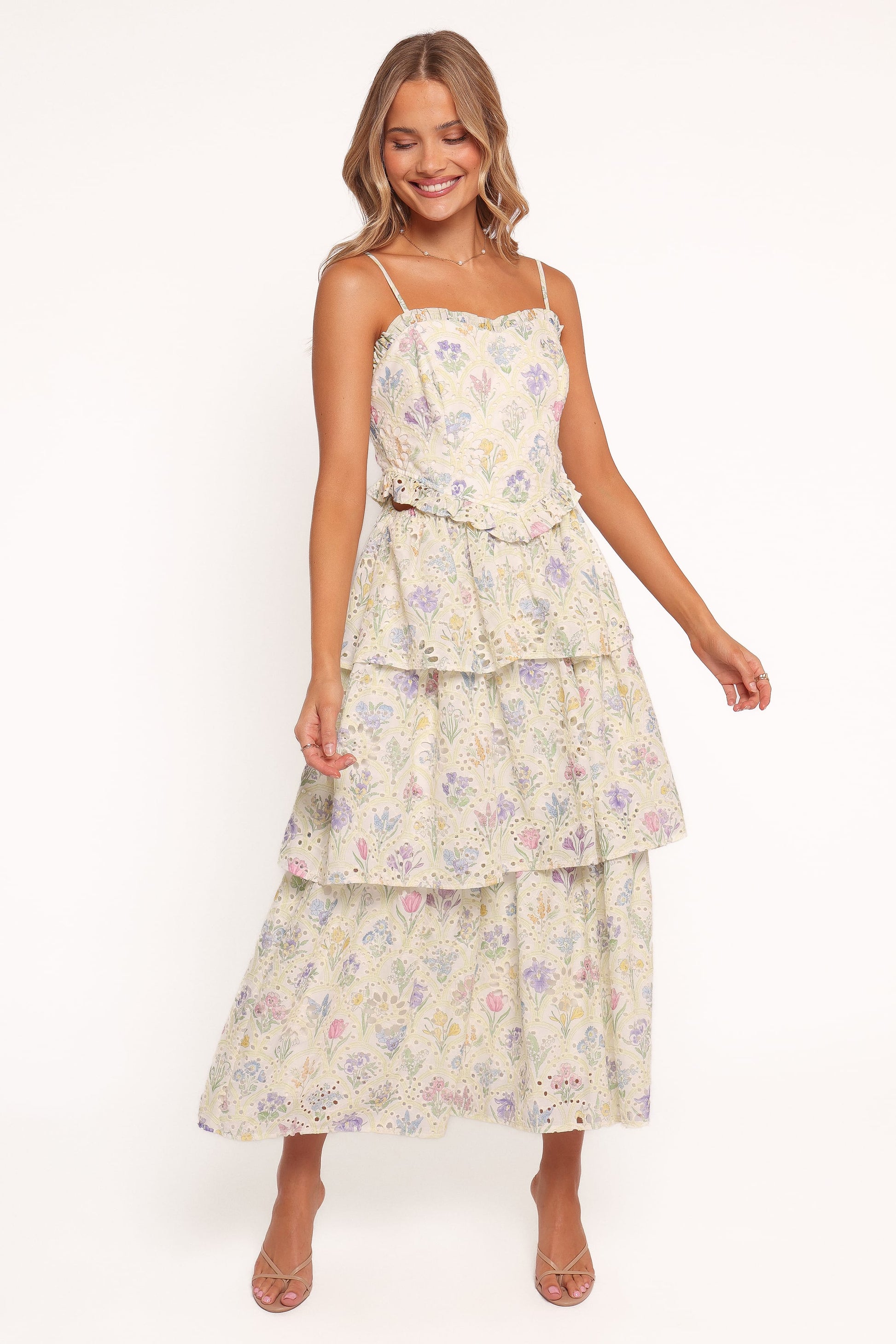 Iveta Midi Dress - Multi Floral