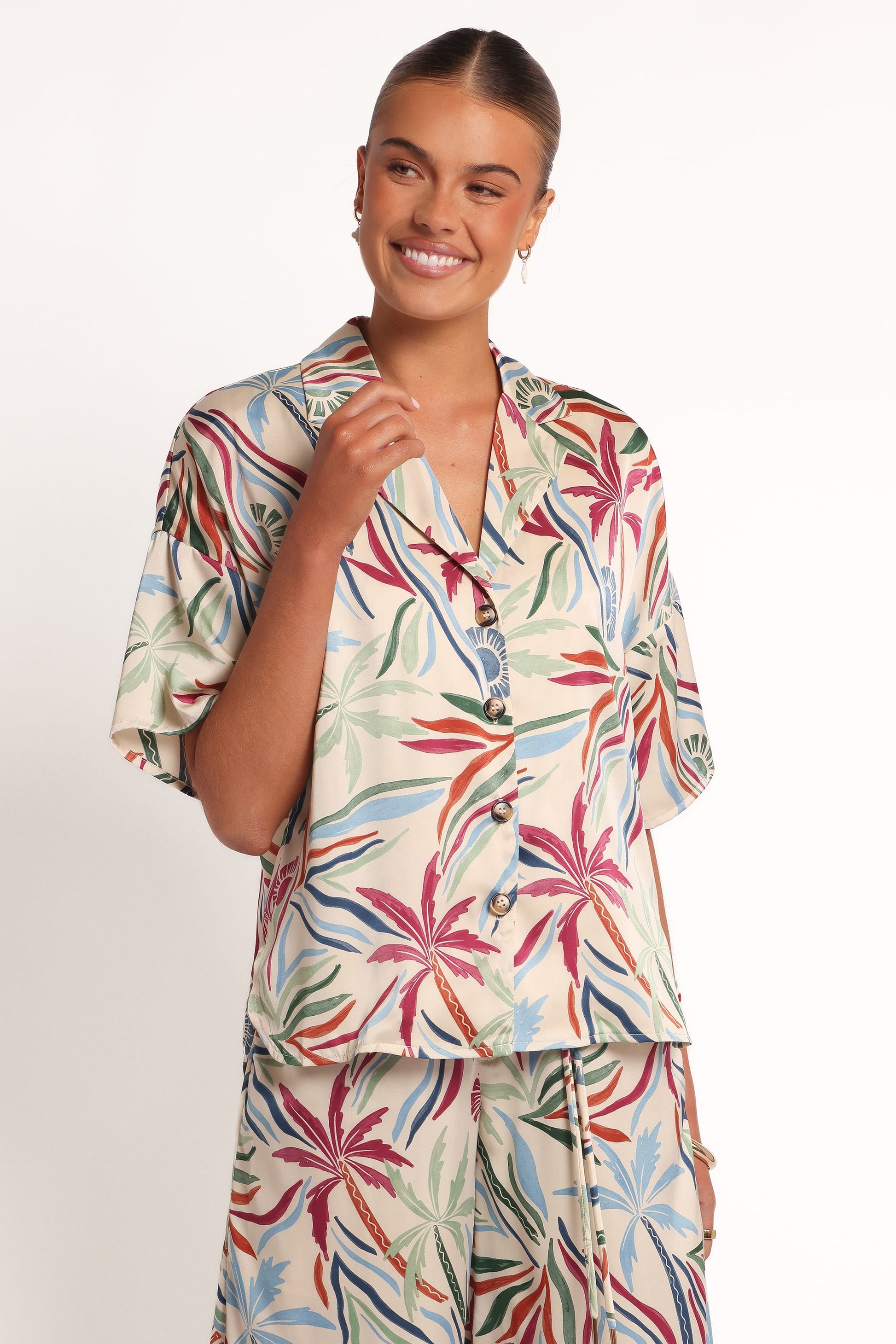 Illoura Short Sleeve Shirt - Tahitian Tide