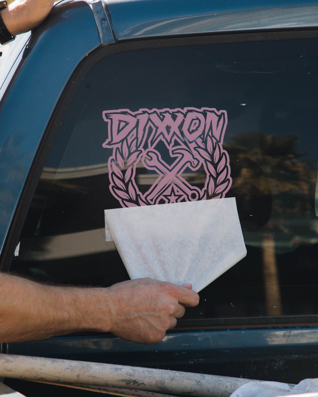 Party Crest Die Cut Sticker - 8"
