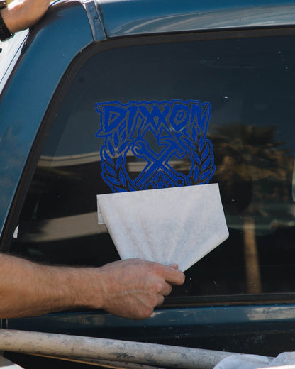 Party Crest Die Cut Sticker - 8"