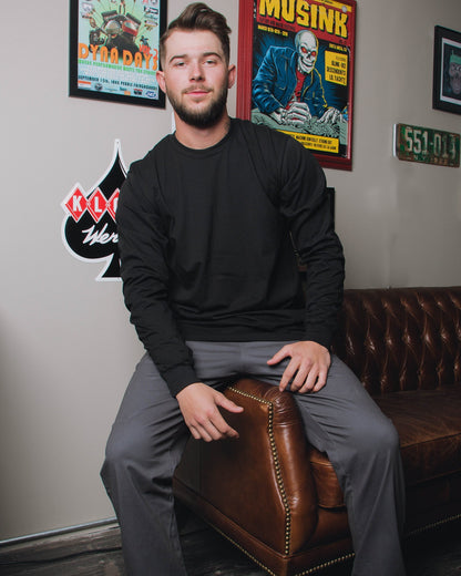The Perfect Long Sleeve Tee - Black