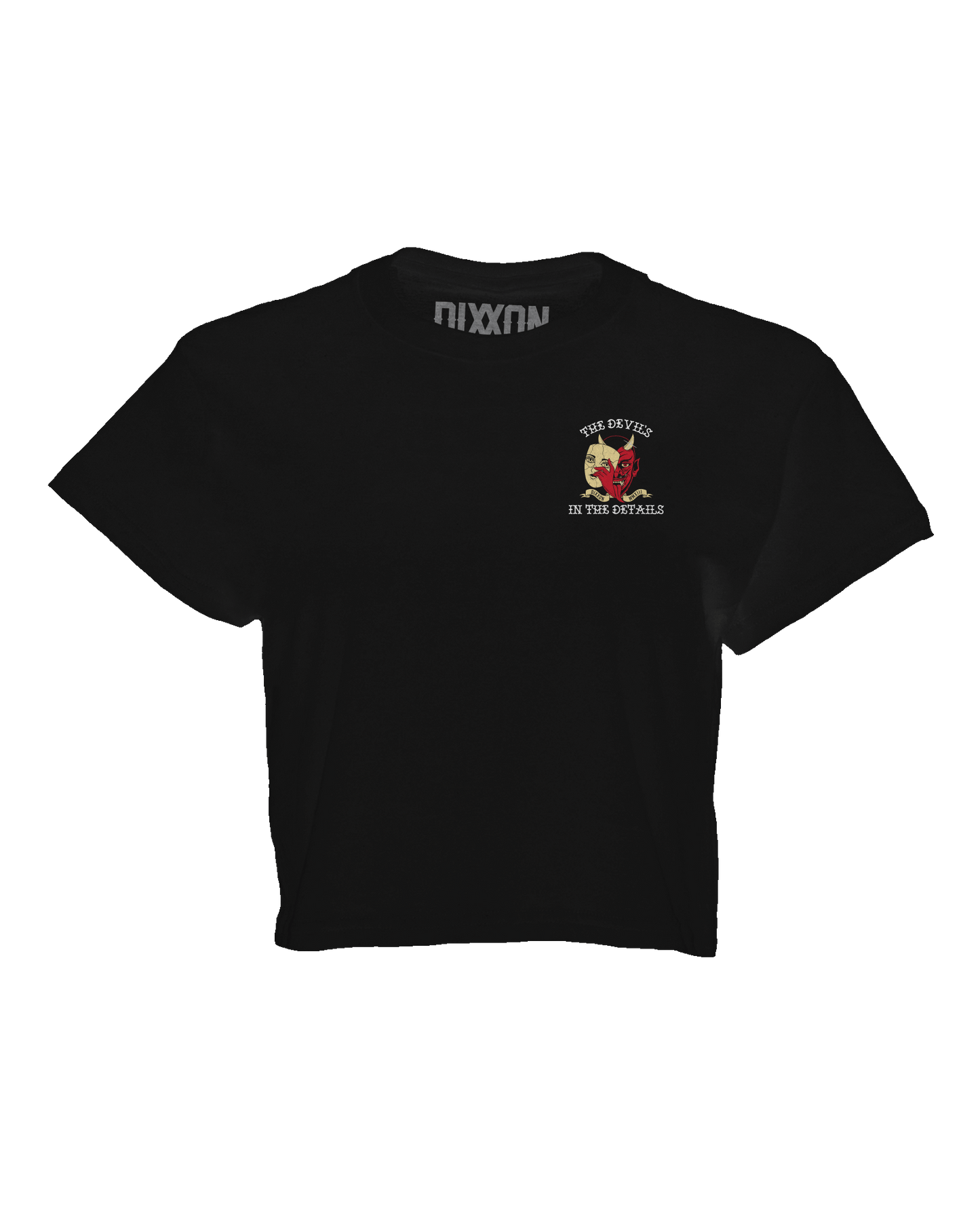 Women's Devil Is In The Details Crop Top - Black