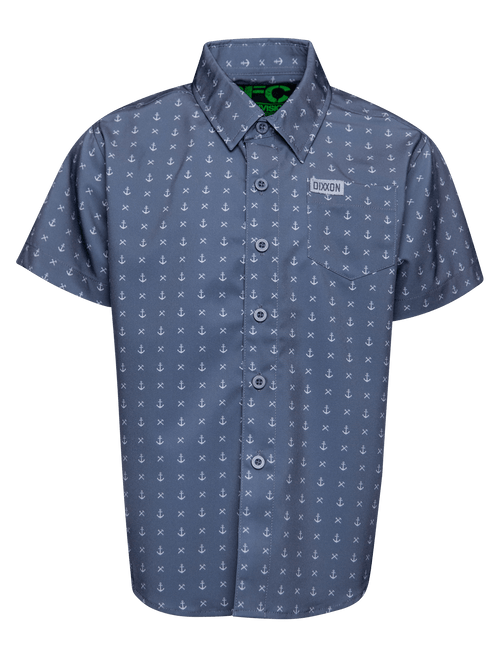 Youth Salty Dog Party Shirt - Gray & White
