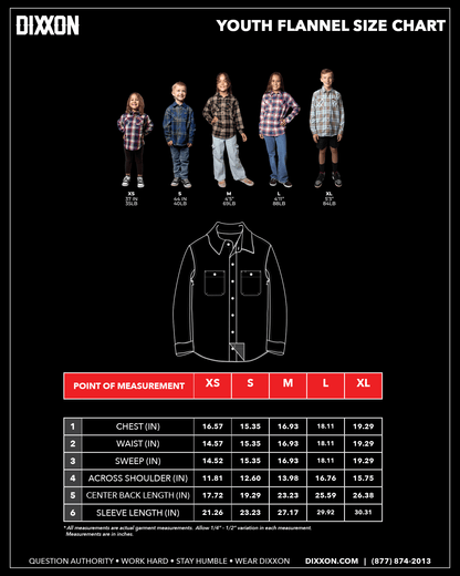 Youth Brick City Flannel
